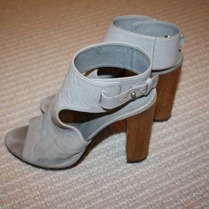 Vince Leather Block Heels